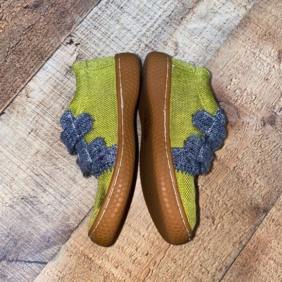 Livie & Luca Lime Green Hayes Natural Textile Casual Sneakers, Size 8 - Picture 7 of 10